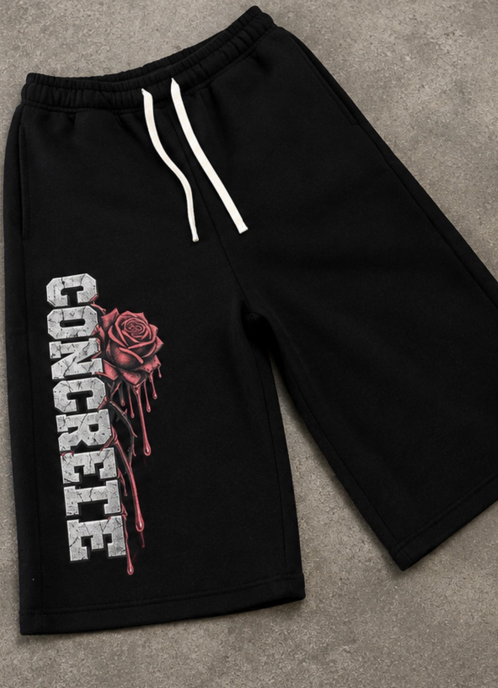 Concrete Rose Long Shorts