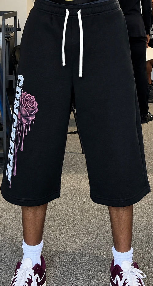 Concrete Rose Long Shorts